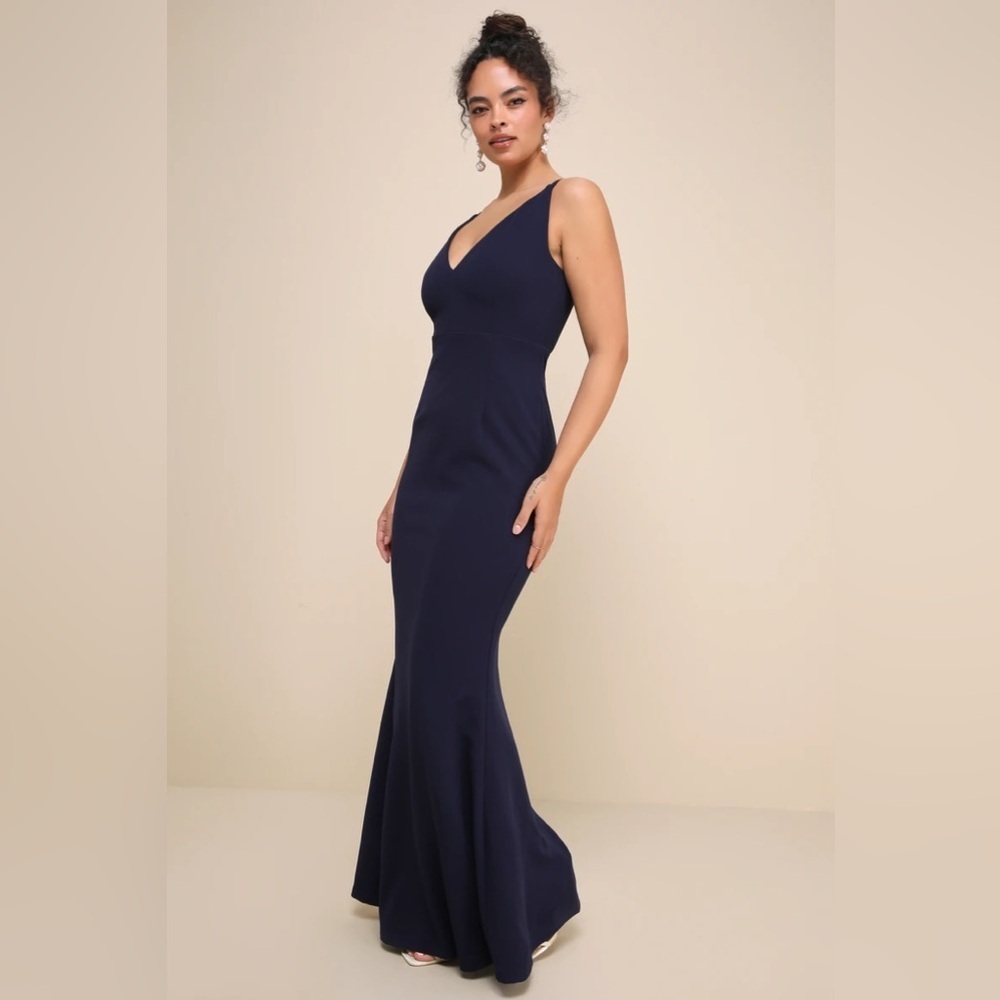 Lulus Melora Navy Blue Sleeveless Maxi Dress - Picture 7 of 15